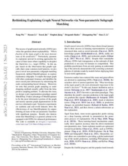 Rethinking Explaining Graph Neural Networks via Non-parametric Subgraph
  Matching