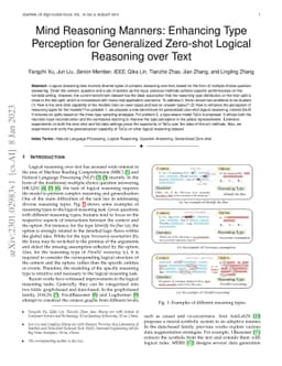 Mind Reasoning Manners: Enhancing Type Perception for Generalized
  Zero-shot Logical Reasoning over Text