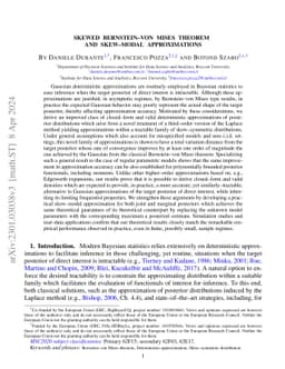 Skewed Bernstein-von Mises theorem and skew-modal approximations