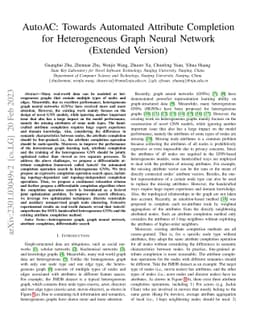 AutoAC: Towards Automated Attribute Completion for Heterogeneous Graph
  Neural Network