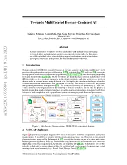 Towards Multifaceted Human-Centered AI