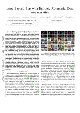 Look Beyond Bias with Entropic Adversarial Data Augmentation