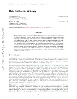 Data Distillation: A Survey