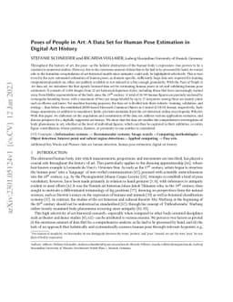 Poses of People in Art: A Data Set for Human Pose Estimation in Digital
  Art History