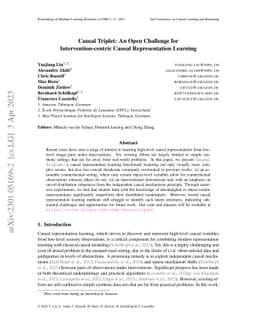 Causal Triplet: An Open Challenge for Intervention-centric Causal
  Representation Learning