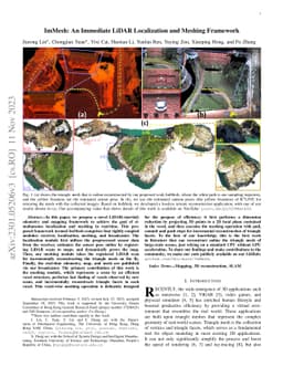 ImMesh: An Immediate LiDAR Localization and Meshing Framework