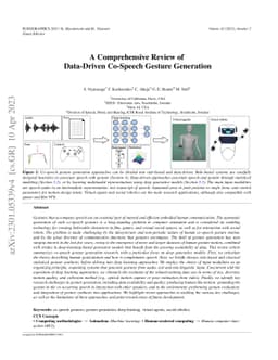 A Comprehensive Review of Data-Driven Co-Speech Gesture Generation