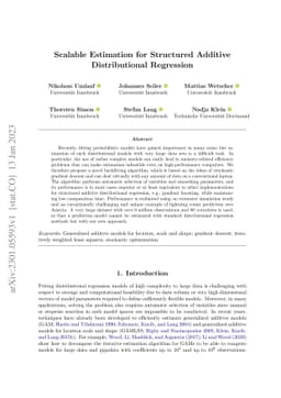 Scalable Estimation for Structured Additive Distributional Regression