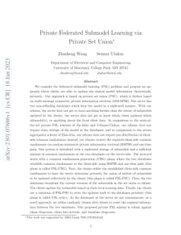 Private Federated Submodel Learning via Private Set Union