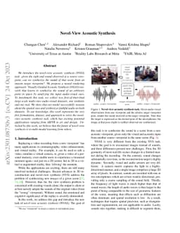 Novel-View Acoustic Synthesis