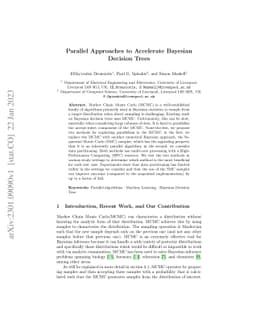 Parallel Approaches to Accelerate Bayesian Decision Trees