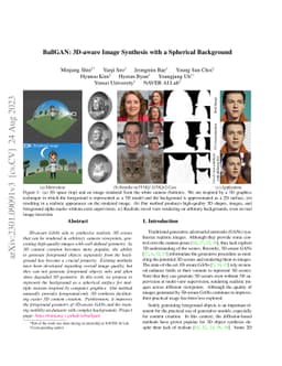 BallGAN: 3D-aware Image Synthesis with a Spherical Background