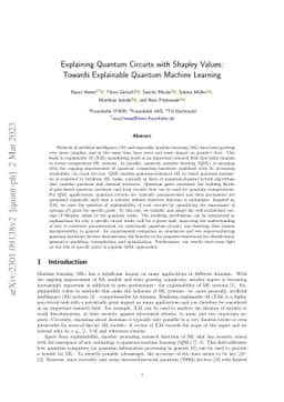 Explaining Quantum Circuits with Shapley Values: Towards Explainable Quantum Machine Learning