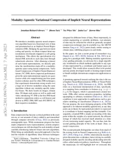 Modality-Agnostic Variational Compression of Implicit Neural
  Representations