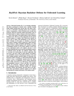 BayBFed: Bayesian Backdoor Defense for Federated Learning
