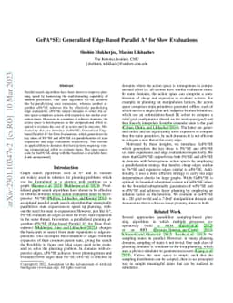 GePA*SE: Generalized Edge-Based Parallel A* for Slow Evaluations