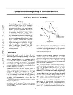 Tighter Bounds on the Expressivity of Transformer Encoders