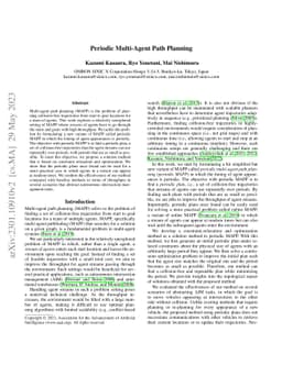 Periodic Multi-Agent Path Planning