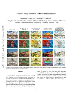 ITstyler: Image-optimized Text-based Style Transfer