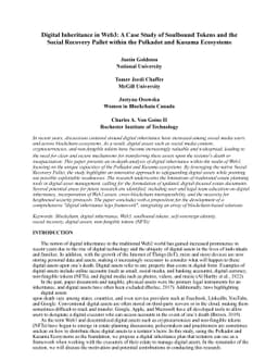Digital Inheritance in Web3: A Case Study of Soulbound Tokens and the
  Social Recovery Pallet within the Polkadot and Kusama Ecosystems