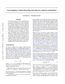 Coin Sampling: Gradient-Based Bayesian Inference without Learning Rates