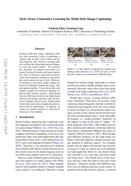 Style-Aware Contrastive Learning for Multi-Style Image Captioning