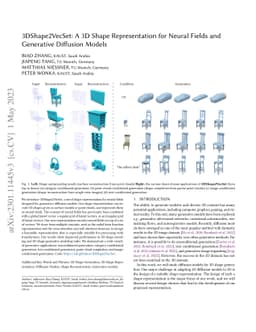 3DShape2VecSet: A 3D Shape Representation for Neural Fields and
  Generative Diffusion Models
