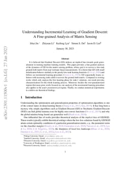 Understanding Incremental Learning of Gradient Descent: A Fine-grained
  Analysis of Matrix Sensing