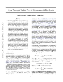 Neural Wasserstein Gradient Flows for Maximum Mean Discrepancies with
  Riesz Kernels