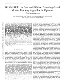 Bi-AM-RRT*: A Fast and Efficient Sampling-Based Motion Planning
  Algorithm in Dynamic Environments