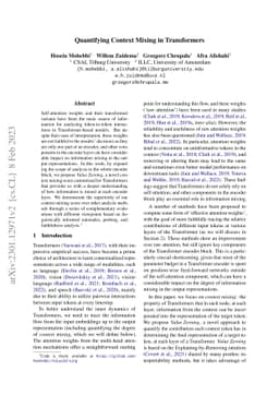 Quantifying Context Mixing in Transformers