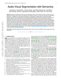 Audio-Visual Segmentation with Semantics