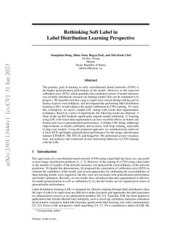 Rethinking Soft Label in Label Distribution Learning Perspective