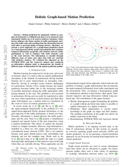 Holistic Graph-based Motion Prediction