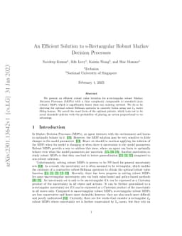 An Efficient Solution to s-Rectangular Robust Markov Decision Processes