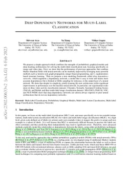 Deep Dependency Networks for Multi-Label Classification