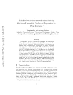 Reliable Prediction Intervals with Directly Optimized Inductive
  Conformal Regression for Deep Learning