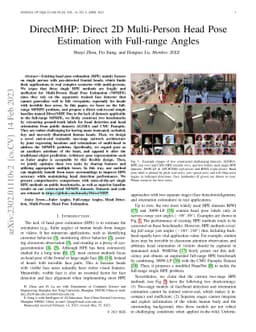 DirectMHP: Direct 2D Multi-Person Head Pose Estimation with Full-range
  Angles