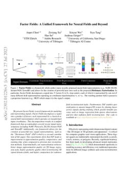 Factor Fields: A Unified Framework for Neural Fields and Beyond