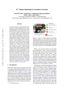 IC3: Image Captioning by Committee Consensus
