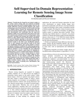 Self-Supervised In-Domain Representation Learning for Remote Sensing
  Image Scene Classification