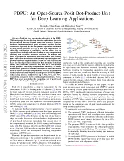 PDPU: An Open-Source Posit Dot-Product Unit for Deep Learning
  Applications