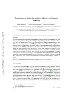 Transformers in Action Recognition: A Review on Temporal Modeling