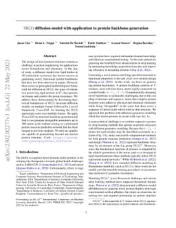 SE(3) diffusion model with application to protein backbone generation