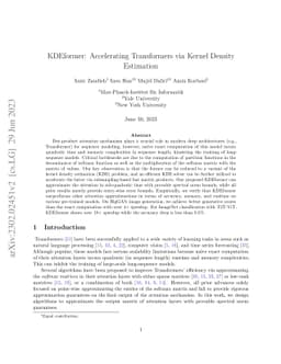KDEformer: Accelerating Transformers via Kernel Density Estimation