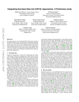 Integrating Eye-Gaze Data into CXR DL Approaches: A Preliminary study