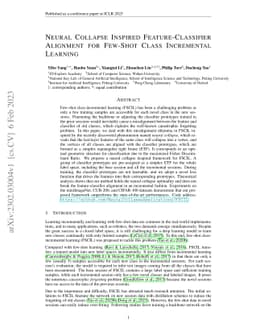 Neural Collapse Inspired Feature-Classifier Alignment for Few-Shot Class
  Incremental Learning