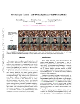 Structure and Content-Guided Video Synthesis with Diffusion Models