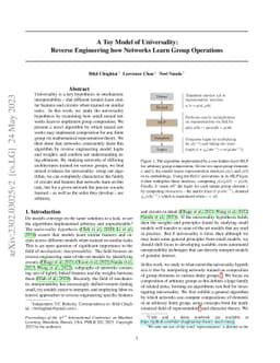 A Toy Model of Universality: Reverse Engineering How Networks Learn
  Group Operations