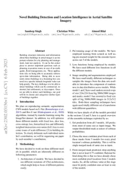 Novel Building Detection and Location Intelligence Collection in Aerial
  Satellite Imagery